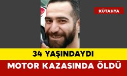 Genç adam motosiklet kazasında öldü