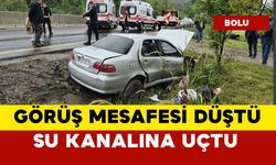 Görüş mesafesi düşünce kanala uçtu: 3 yaralı