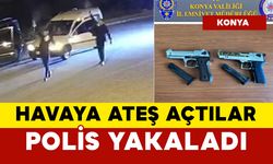 Havaya ateş açtılar, polis yakaladı