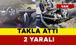 Kamyonet takla attı: 2 yaralı