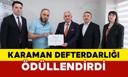 Karaman Defterdarlığı’ndan duyarlı oto elektrikçiye ödül