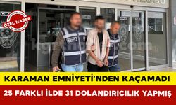 Karaman Polisi’nden Kaçamadı: 18 Yıl Hapisle Aranan Dolandırıcı Yakalandı