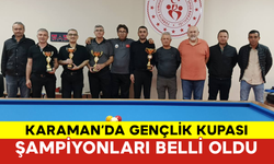 Karaman’da Gençlik Kupası Şampiyonları Belli Oldu