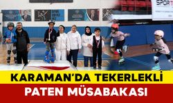Karaman’da Tekerlekli Paten Müsabakası