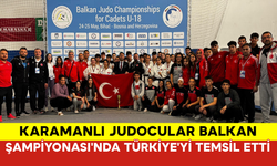 Karamanlı Judocular Balkan Şampiyonası'nda Türkiye'yi Temsil Etti
