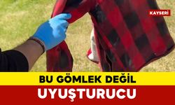 Kayseri’de kıyafete emdirilmiş 1 kilo 400 gram narkotik madde ele geçirildi