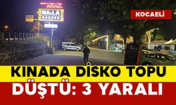 Kınada disko topu düştü: 3 yaralı