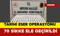 Mersin'de Tarihi Eser Operasyonu: 70 Sikke Ele Geçirildi