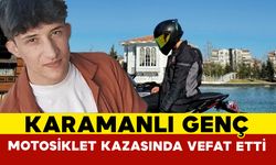 Motosiklet Kazası Ermenekli Genci Hayattan Kopardı