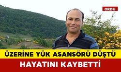 Ordu’da üzerine yük asansörü düşen işçi hayatını kaybetti