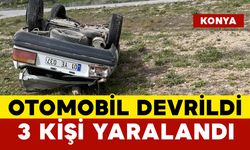 Otomobil Devrildi: 3 Kişi Yaralandı