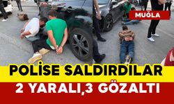 Polise saldırdılar: 2 yaralı, 3 gözaltı
