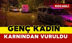 Silahla karnından vurulan kadın hastanelik oldu
