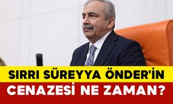 Sırrı Süreyya Önder'in Cenazesi Ne Zaman?