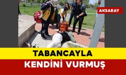 Tabancayla kendini vurduğu ortaya çıktı