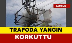 Trafoda yangın korkuttu: büyümeden söndürüldü