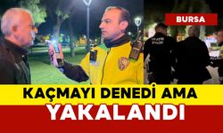 Uygulamayı fark edince yaya kaçmayı denedi, yakalandı