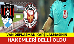 Van Deplasman Karşılaşmasının Hakemleri Belli Oldu