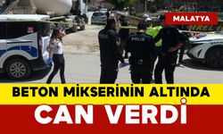 Yaşlı adam beton mikserinin altında kalarak öldü
