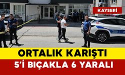 Aileler çocukların kavgasına karıştı: 5'i bıçakla 6 yaralı