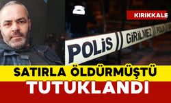 Akrabasını satırla öldüren zanlı tutuklandı