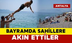 Bayramda vatandaşlar sahile akın etti