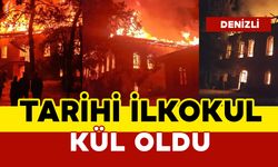 Cumhuriyet'in ilk yıllarından kalma ilkokul kül oldu
