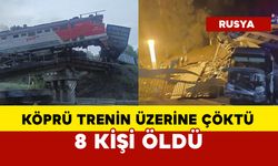 Feci olay: Köprü, yolcu dolu treninin üzerine çöktü: 7 ölü