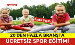 Karaman’da 20'den Fazla Branşta Ücretsiz Spor Eğitimi