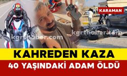 Karaman’da motosikletle otomobil çarpıştı: 1 ölü