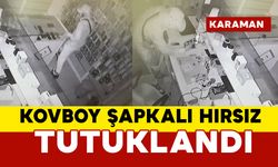 Karaman'da telefoncu soyan kovboy şapkalı hırsız tutuklandı