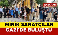 Minik Sanatçılar Gazi Kültür Merkezi’nde Buluştu
