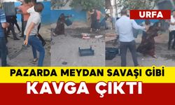Pazarda meydan savaşı gibi kavga