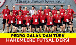 Pedro Galan’dan Türk Hakemlere Futsal Dersi