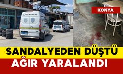 Sandalyeden düştü, başını çarptı: ağır yaralandı