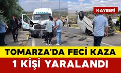 Tomarza’da Feci Kaza: 1 Kişi Yaralandı