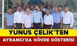 Yunus Çelik’ten Ayrancı’da Gövde Gösterisi