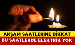 Akşam Saatlerinde Karaman'da Elektrik Kesilecek