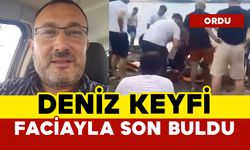 Deniz keyfi faciayla sonlandı