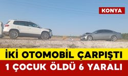 İki Otomobil Çarpıştı: 1 Çocuk Hayatını Kaybetti 6 Yaralı