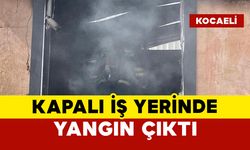 Kapalı iş yerinde yangın