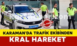 Karaman'da fenalaşan küçük çocuğu trafik ekibi hastaneye yetiştirdi