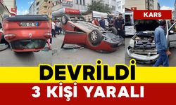Kazada 3 kişi yaralandı