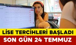 Lise Tercihleri Başladı Son Gün 24 Temmuz