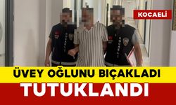 Üvey oğlunu bıçaklayan şahıs tutuklandı