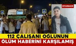 112 personeli, kanalda boğulan oğlunu son yolculuğuna uğurladı