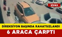 Direksiyon Başında Rahatsızlandı: 6 Araca Çarptı