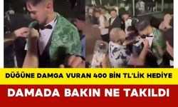 Düğüne Damga Vuran Hediye: Damada Bakın Ne Takıldı