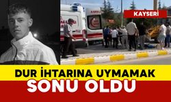 Dur ihtarına uymadı kazada öldü