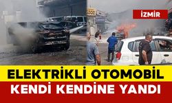 Elektrikli Otomobil Kendi Kendine Yandı
